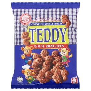 A022cf4731de5487da41a353b92b83ebeP.jpeg Teddy Bear Chocolate Biscuits Hup Seng Halal Sweet Bag for Children