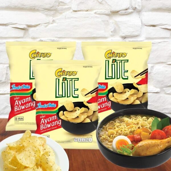 A3ad8c5a56bc4408bbbe4c42276c236fey.jpg Indonesian Potato Chips Chicken Onion Flavor (68g)