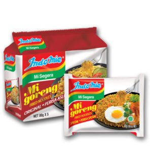 Class 1 Premium Indo Mie Mi Goreng Asli Special Springy Noodle with A Flavorful and Satisfying Dish