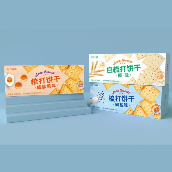 H4fec62d45dc745a0aca828227b87e7a6U.jpg Sanniu Soda Crackers Salty Biscuits Soft Texture 48% Fat Content Box Packaging Wholesale Exotic Snacks Chinese Food