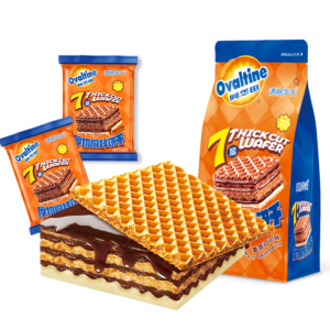 H602cf30ef8ef407992b4deed489d40f1e.png Wholesale Best Dessert Crispy Cocoa Malt Flavor 7 Thick Cut Wafer Biscuits Cookies for Afternoon Tea Baked Goods Bulk Boxes Bags