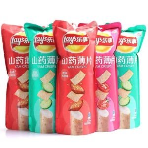 H6ebe1ba89f7247bcbedb086a8cddcdc2p.jpg Healthy Puffed Food Potato Chips Lays 80g Chinese Yam Crisps