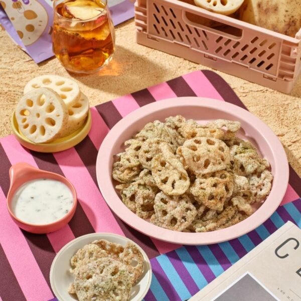 H8331ad1b6587438f8091643c4f66efc9g.jpg Casual Chips Snacks Manufacturer Latest Lotus Root Crisps for Relaxation