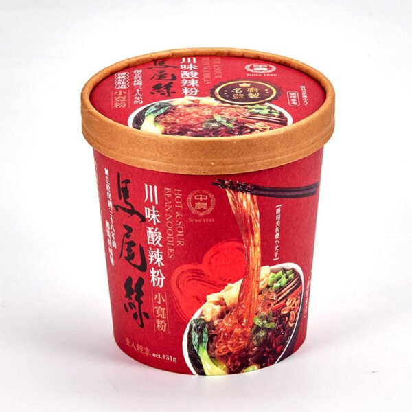 H8f056ccbf24040268f8e07d404ad6d9di.jpg Taiwan Supplier Hot And Sour Bean Threads Chewy And Smooth Spicy Instant Cup Noodles 131g