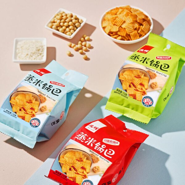Hd59c90f4f882446fbbc12ef4fa87d1a10.jpg Zhaohui 72g Rice Crisps Rice Crust Chinese Snacks