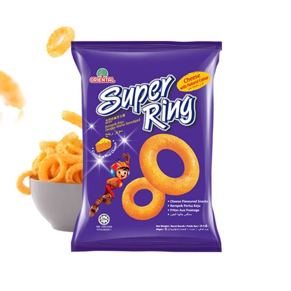 Hea25c970b5a4420594642c6c2ddb1e1dQ.jpg Super Ring Perfect Combination of Crunch and Cheese Flavor 10 x Mini Packs Halal