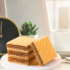 Wholesale Best Dessert Crispy Cocoa Malt Flavor 7 Thick Cut Wafer Biscuits Cookies for Afternoon Tea Baked Goods Bulk Boxes Bags