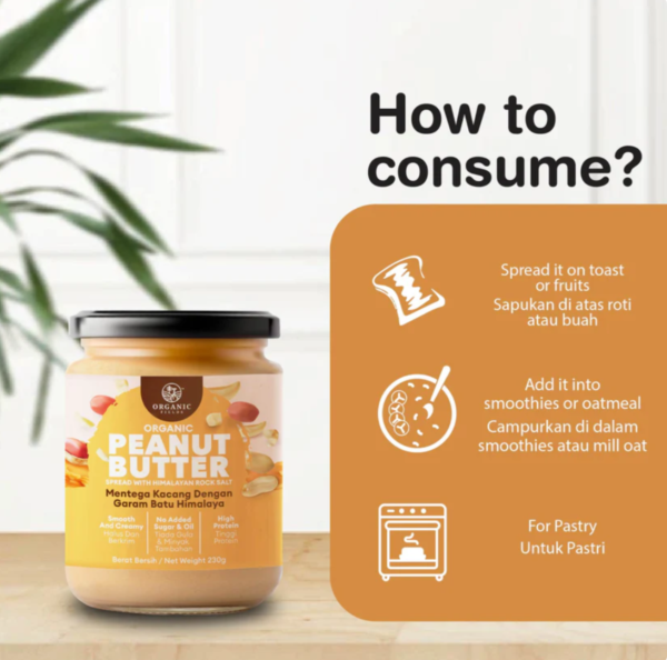 Sb35c6b5fccf843488f80f6ec51d06334A.png Organic Fields Organic Peanut Butter Spread (220g) in Bottle Malaysia Made with Himalayan Rock Salt Low Sodium & High Protein